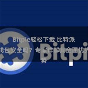 Bitpie轻松下载 比特派钱包安全吗？专家详解其全面优势