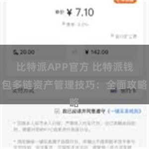 比特派APP官方 比特派钱包多链资产管理技巧：全面攻略