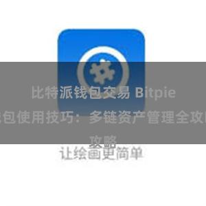 比特派钱包交易 Bitpie钱包使用技巧：多链资产管理全攻略