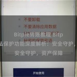Bitpie转账教程 Bitpie钱包隐私保护功能深度解析：安全守护，资产保障