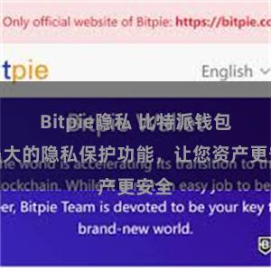 Bitpie隐私 比特派钱包：强大的隐私保护功能，让您资产更安全