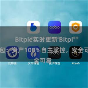 Bitpie实时更新 Bitpie钱包：资产100%自主掌控，安全可靠。