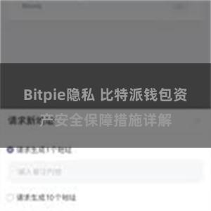 Bitpie隐私 比特派钱包资产安全保障措施详解