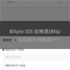 Bitpie iOS 比特派(Bitpie)钱包适合何种用户？