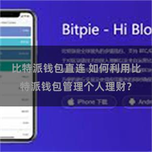 比特派钱包直连 如何利用比特派钱包管理个人理财？